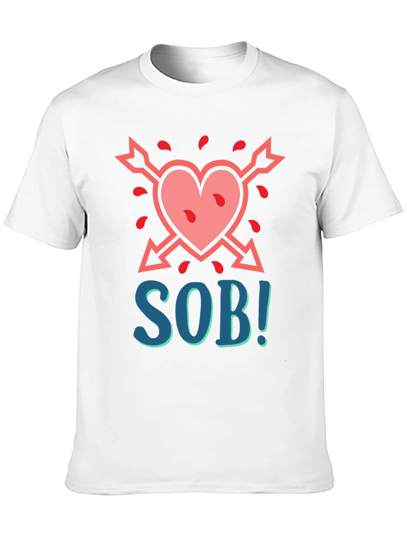 SOB Heart Arrow Graphic T-Shirt