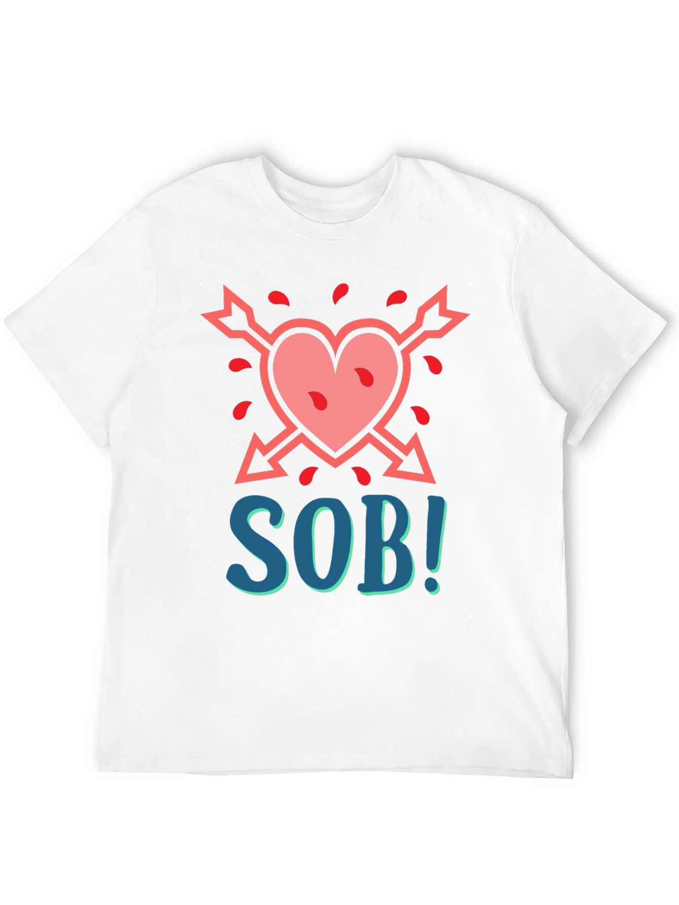 SOB Heart Arrow Graphic T-Shirt
