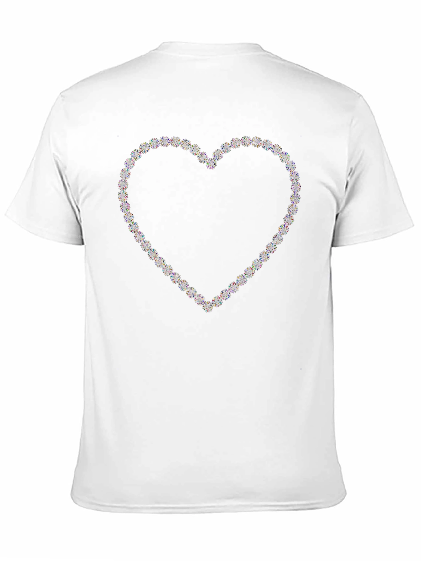 Heart Sparkle Graphic Black T-Shirt