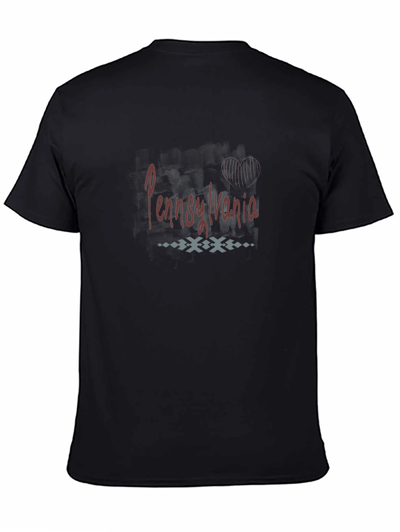 Pennsylvania Graphic Tee - Black Casual Shirt