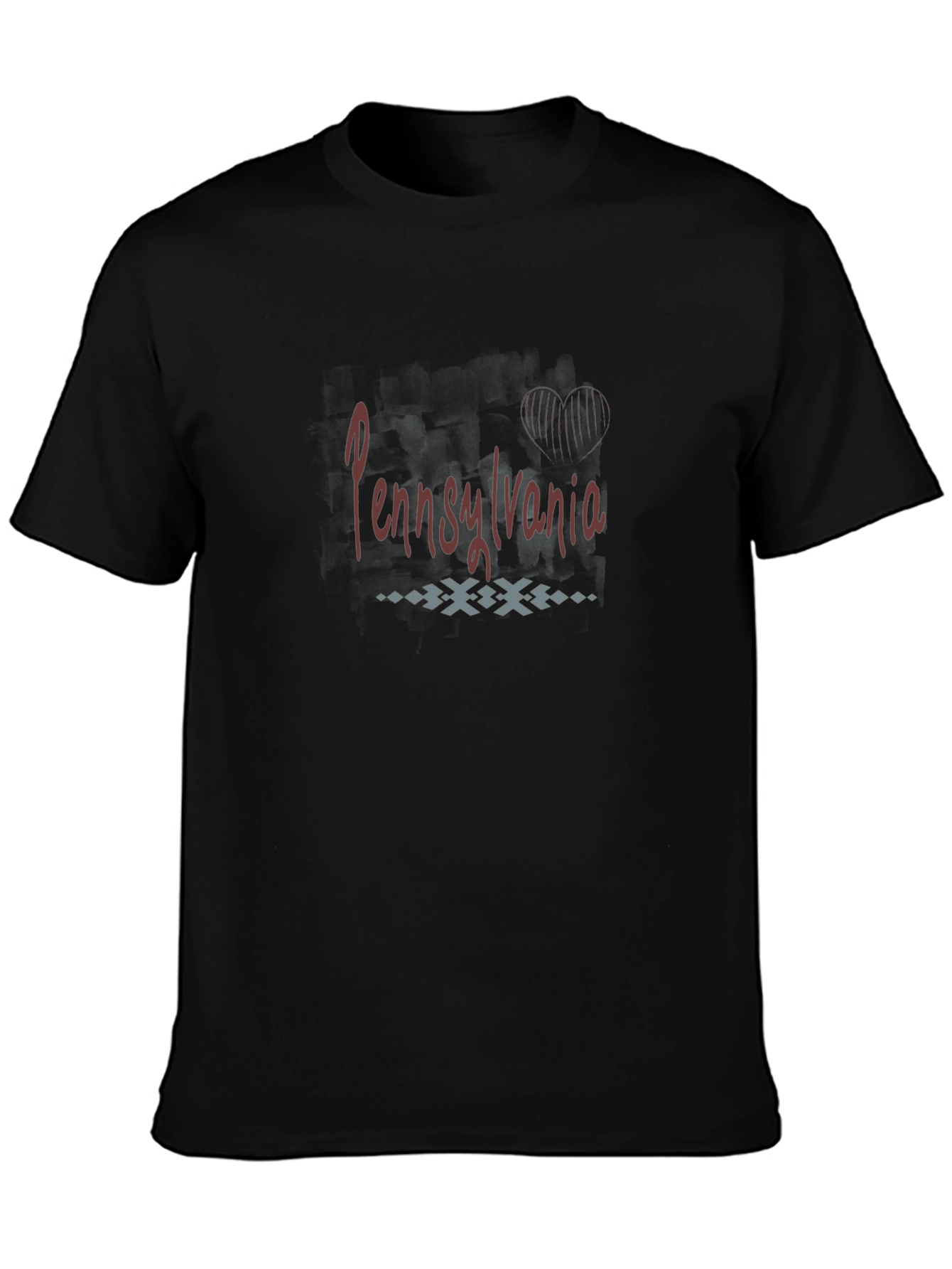 Pennsylvania Graphic Tee - Black Casual Shirt