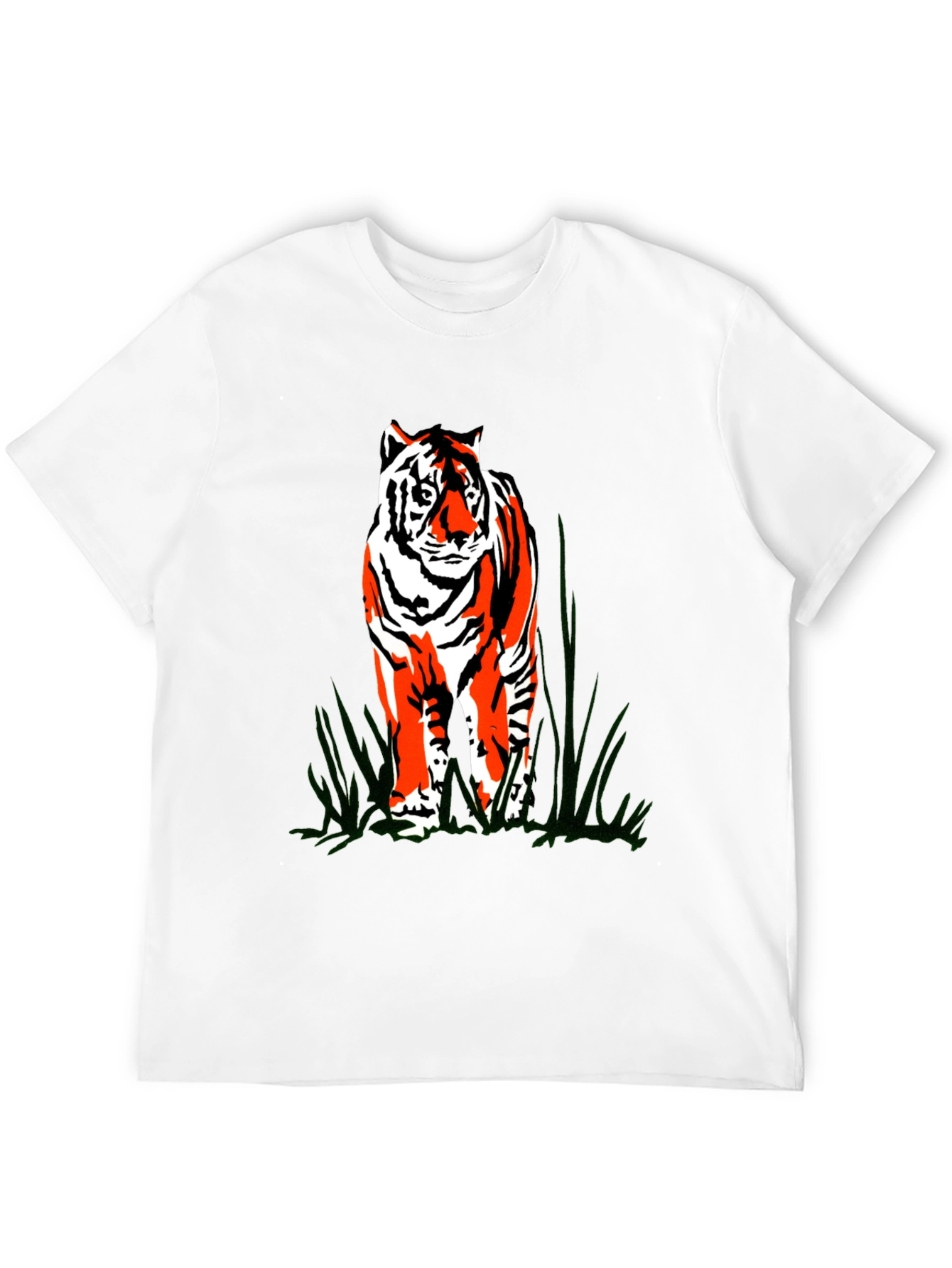 Bold Tiger Graphic Tee - Classic Fit