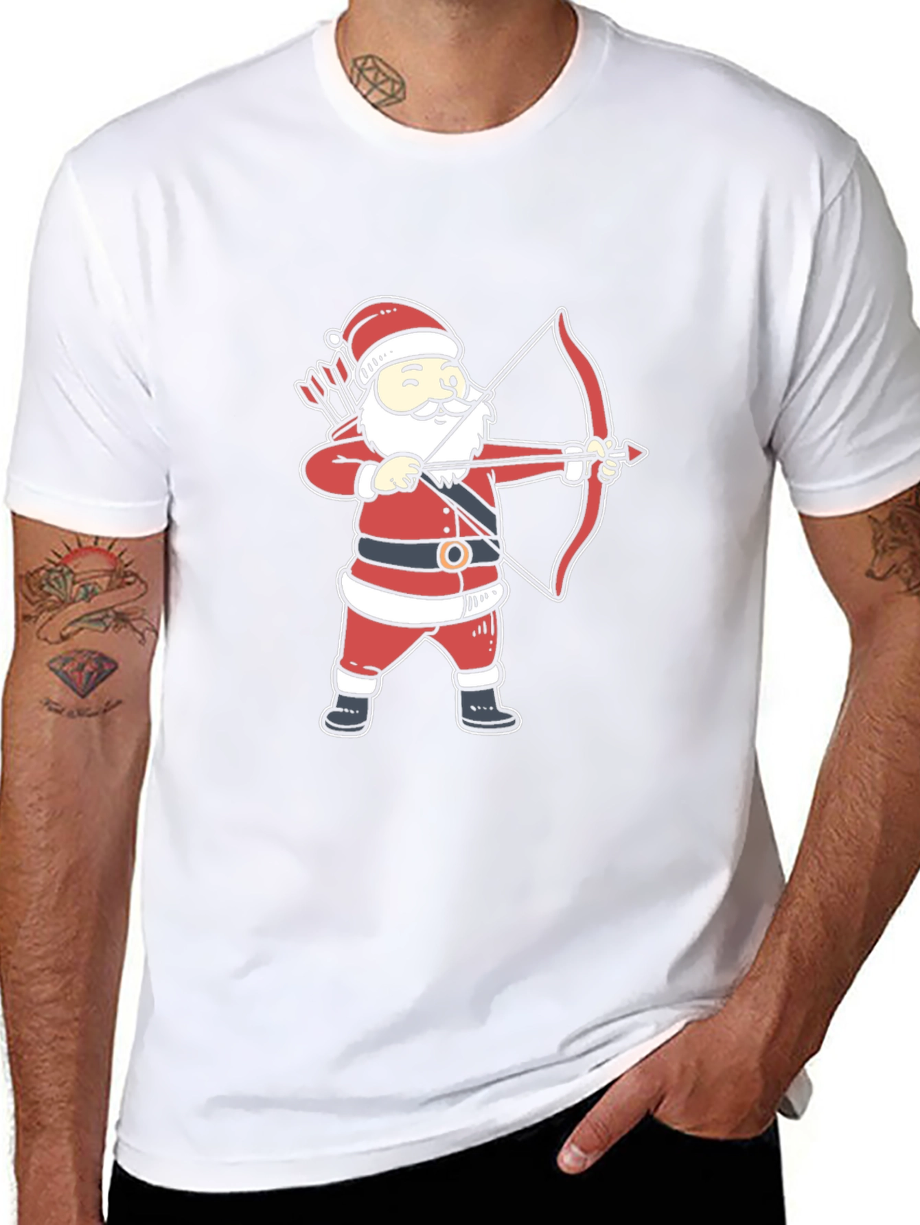 Santa Archer T-Shirt - Holiday Fun!