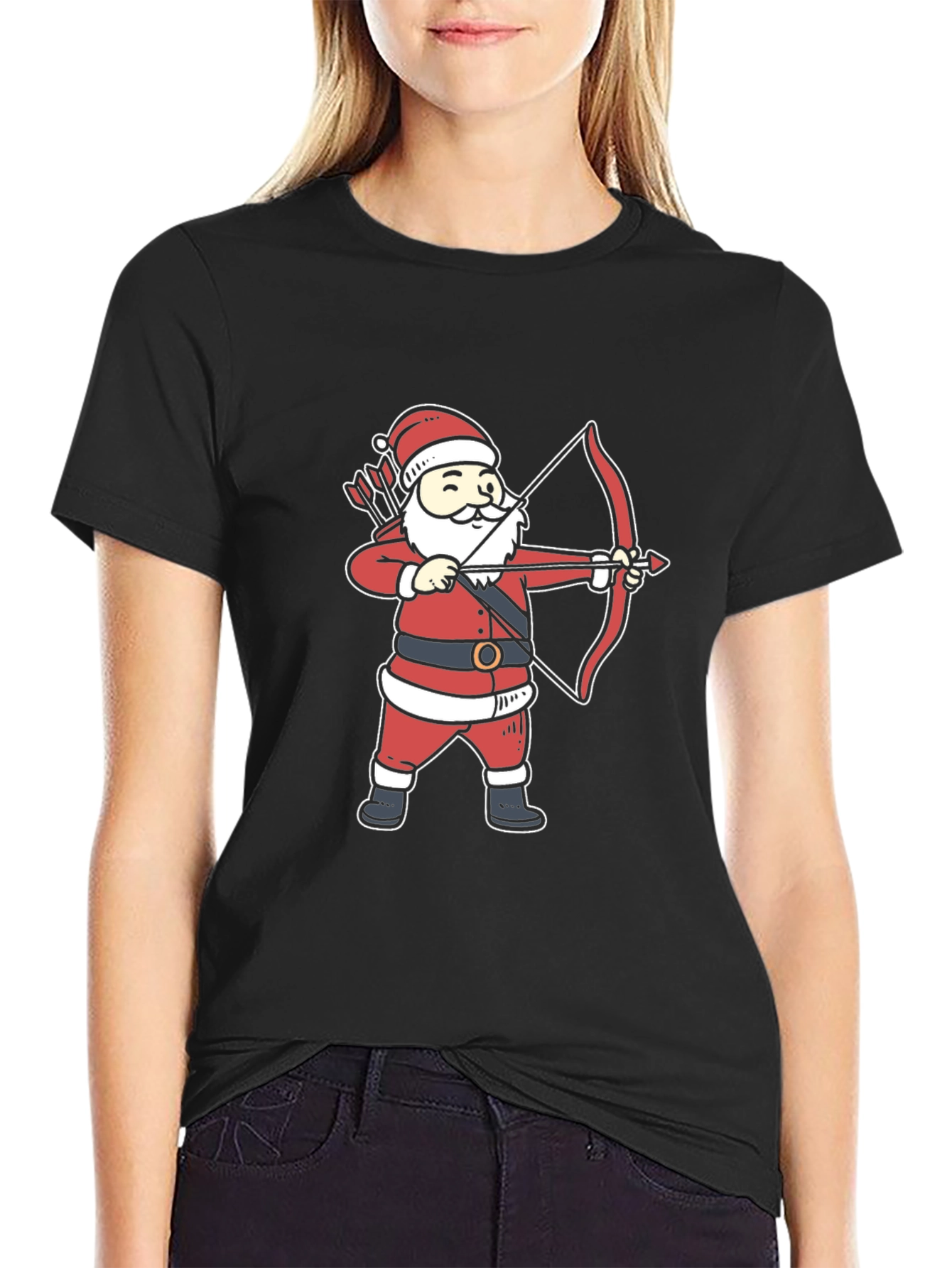 Santa Archer T-Shirt - Holiday Fun!