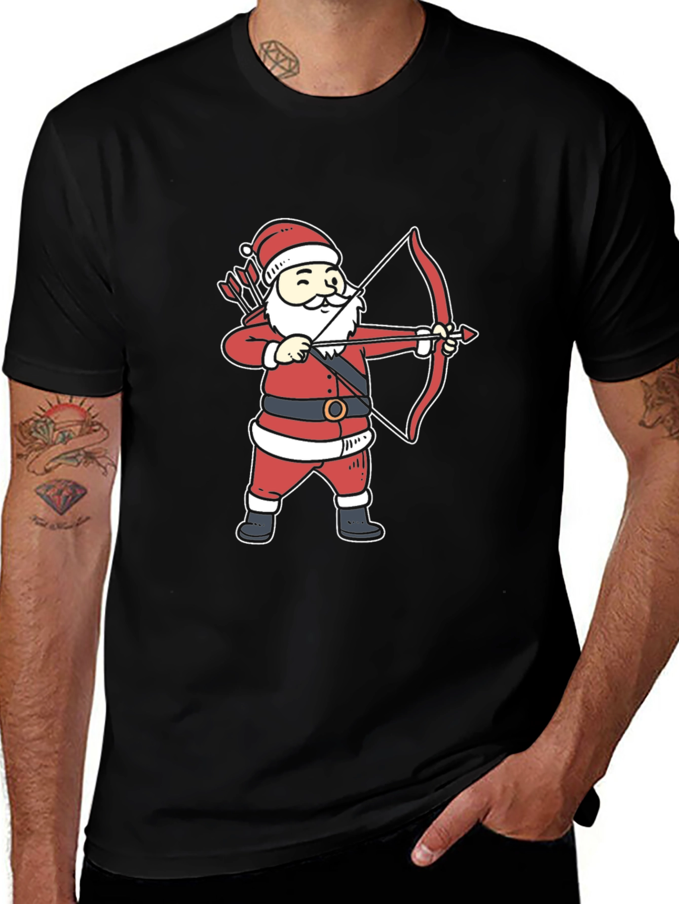 Santa Archer T-Shirt - Holiday Fun!