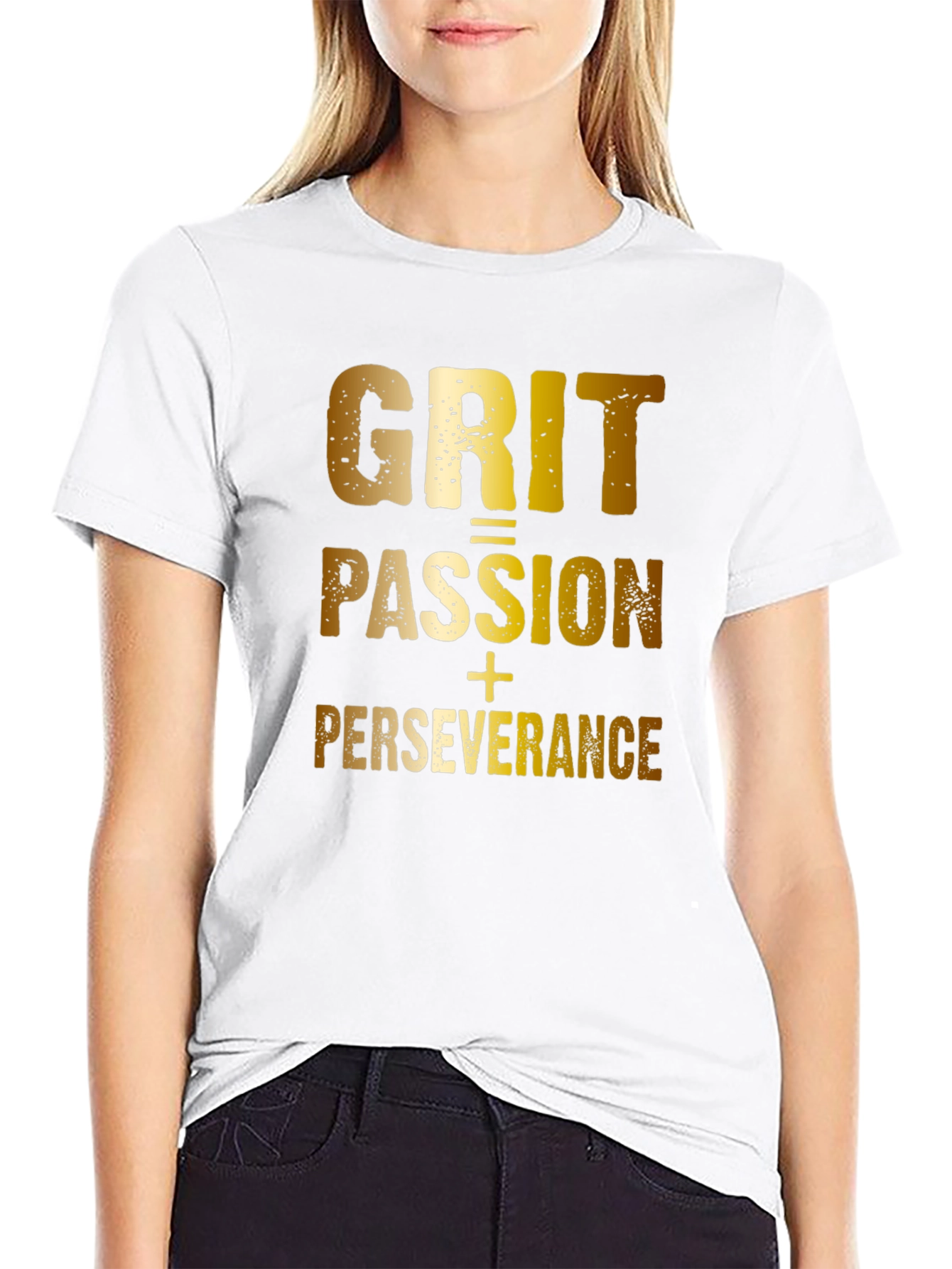 Grit Passion Perseverance T-Shirt - Motivational Design