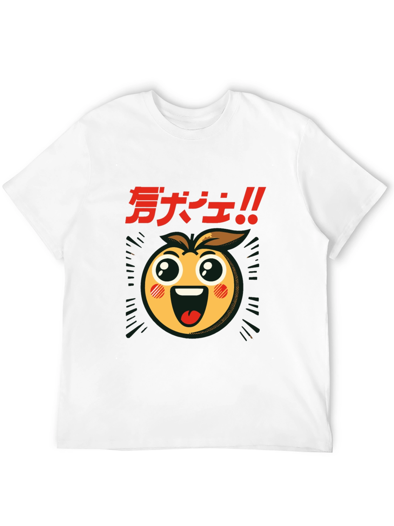 Anime Emoji Graphic Black T-Shirt