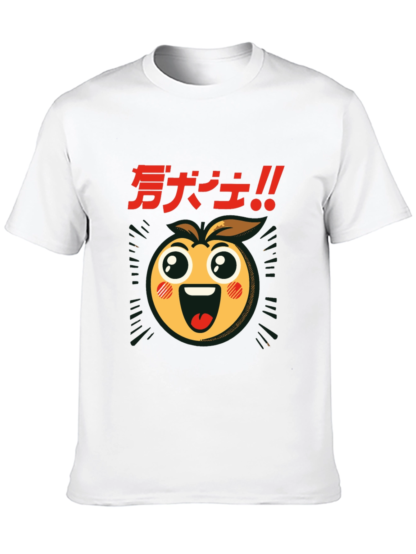 Anime Emoji Graphic Black T-Shirt