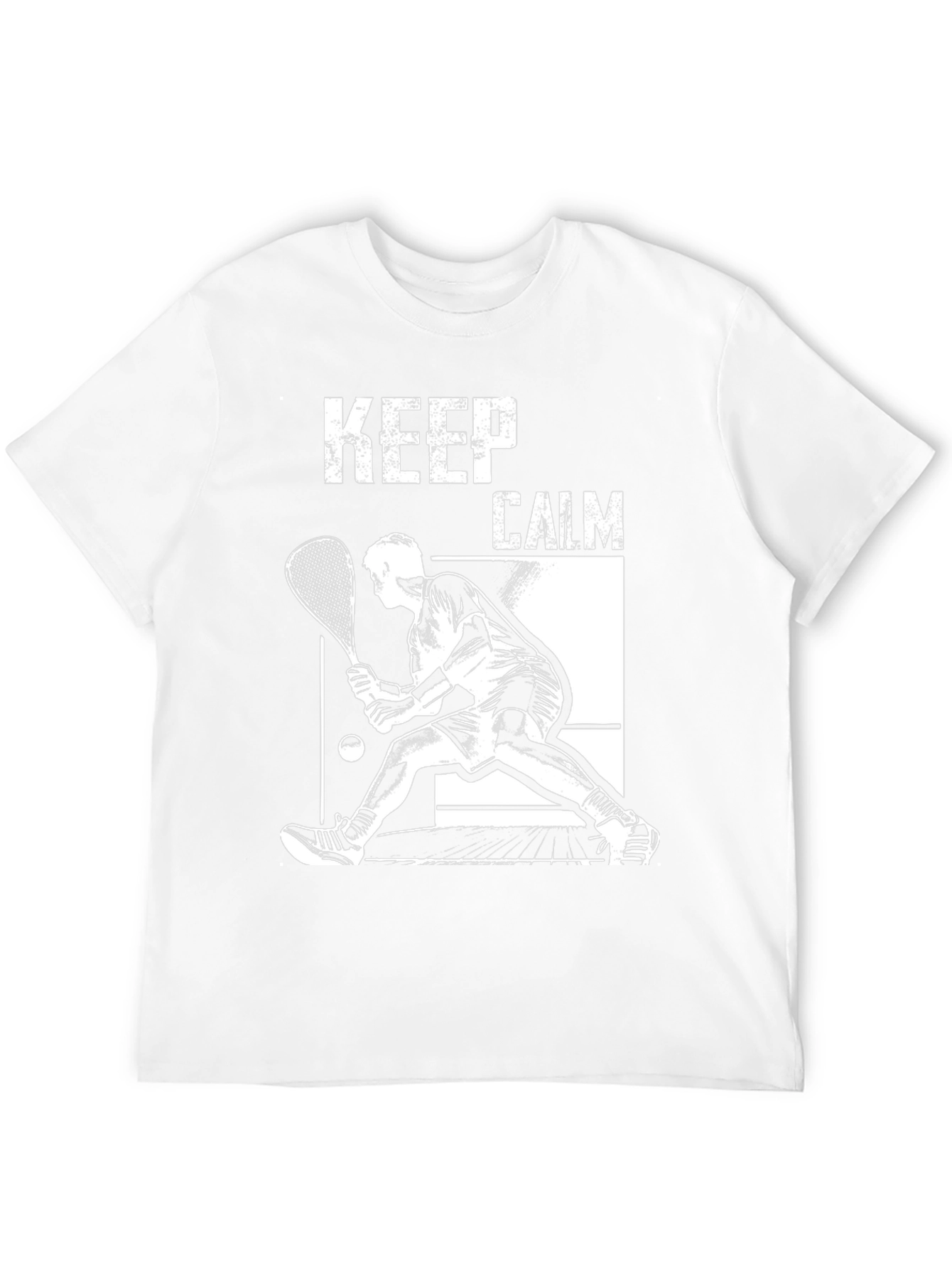 Keep Calm Squash Player Tee