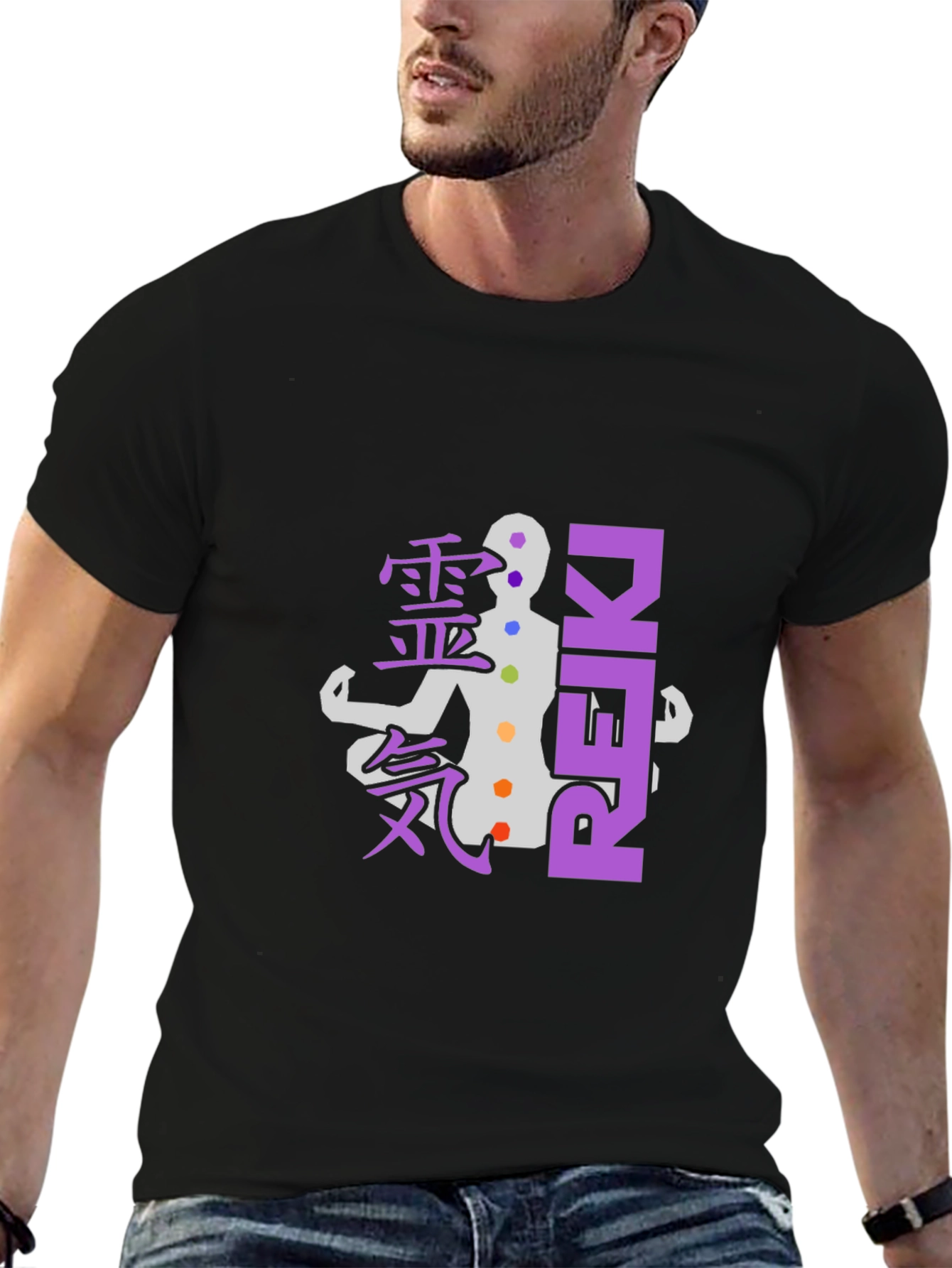 Reiki Healing Chakra T-Shirt - Spiritual Energy Shirt