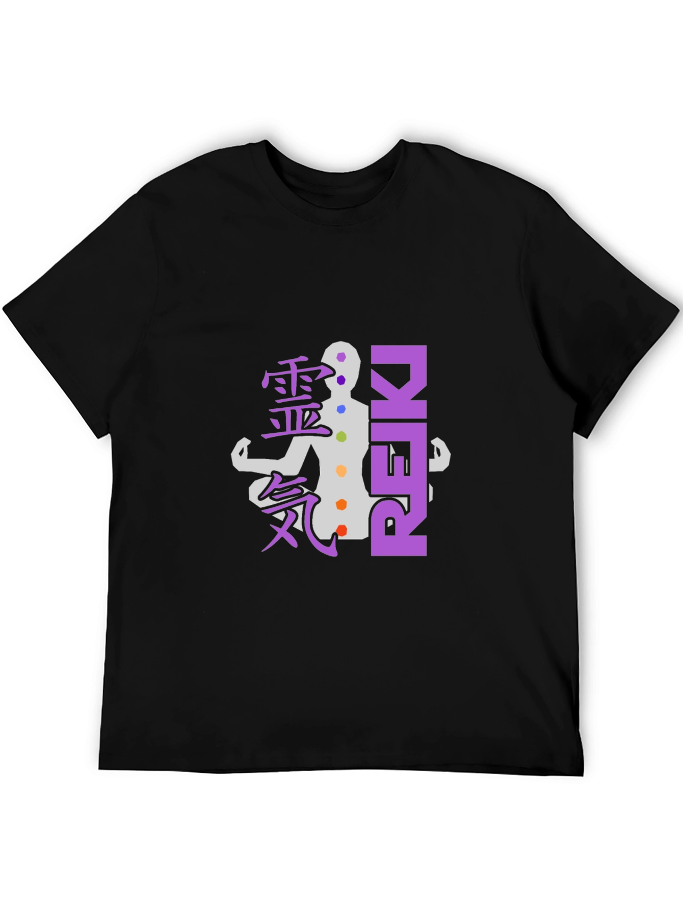 Reiki Healing Chakra T-Shirt - Spiritual Energy Shirt