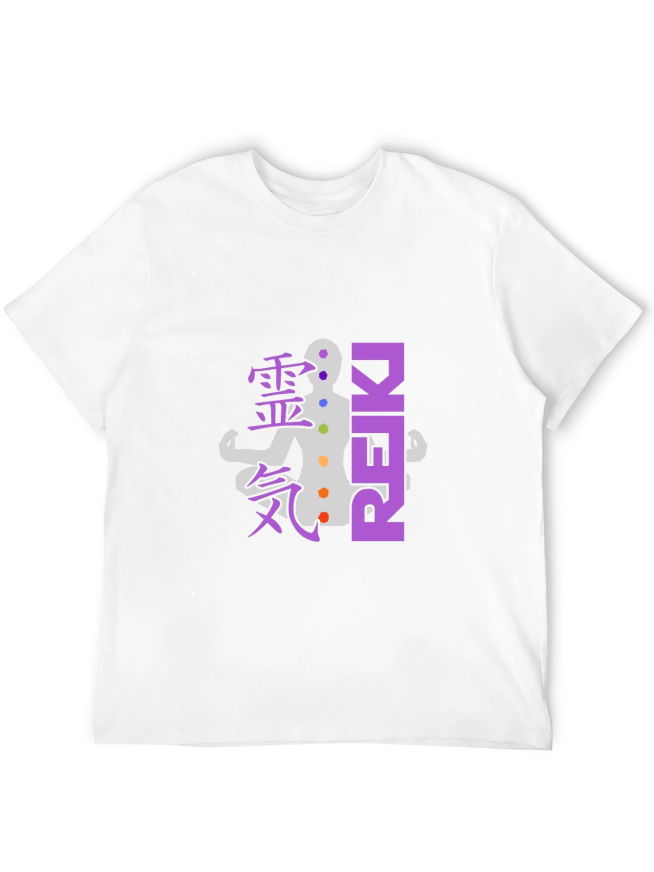 Reiki Healing Chakra T-Shirt - Spiritual Energy Shirt