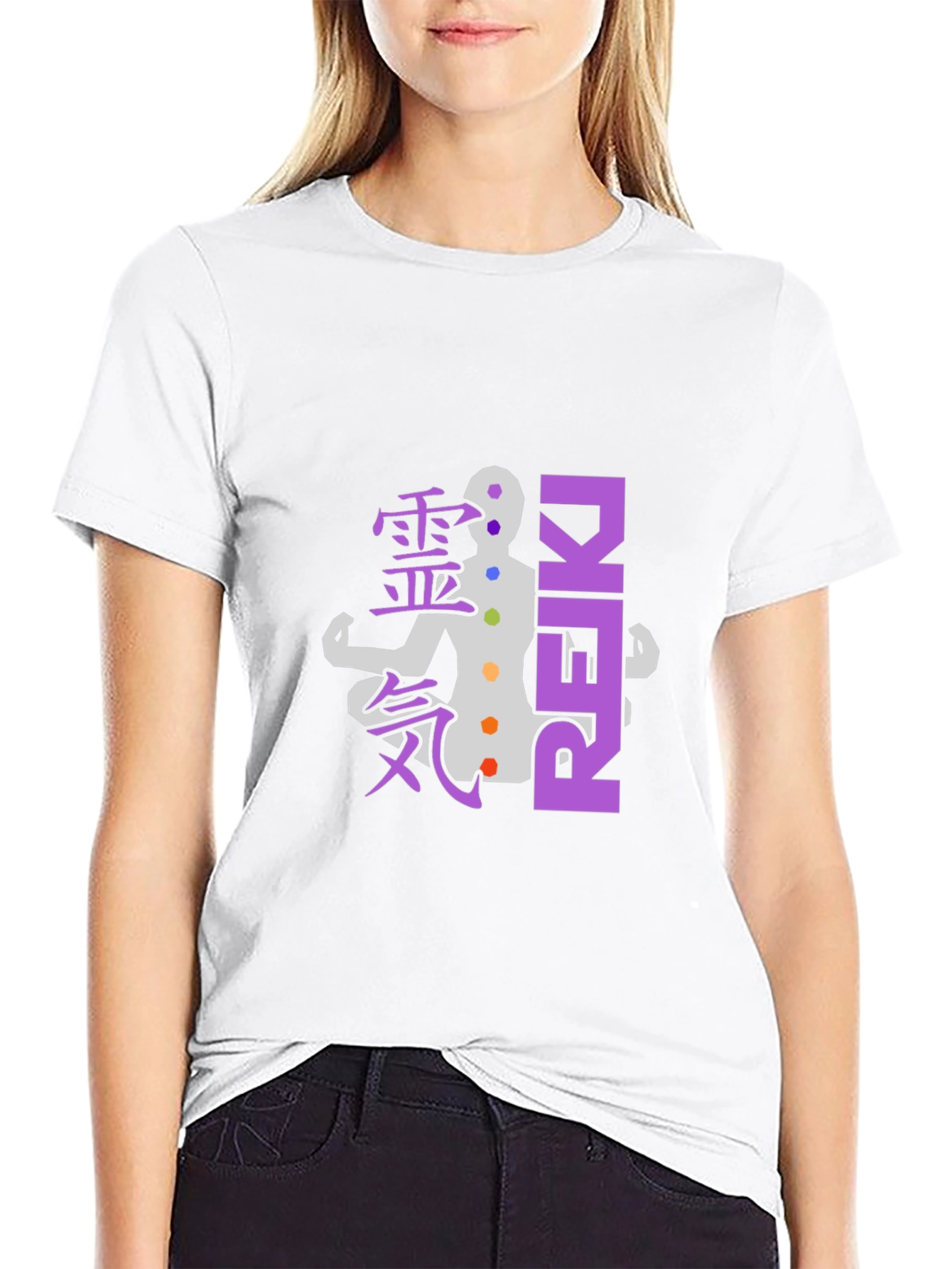 Reiki Healing Chakra T-Shirt - Spiritual Energy Shirt