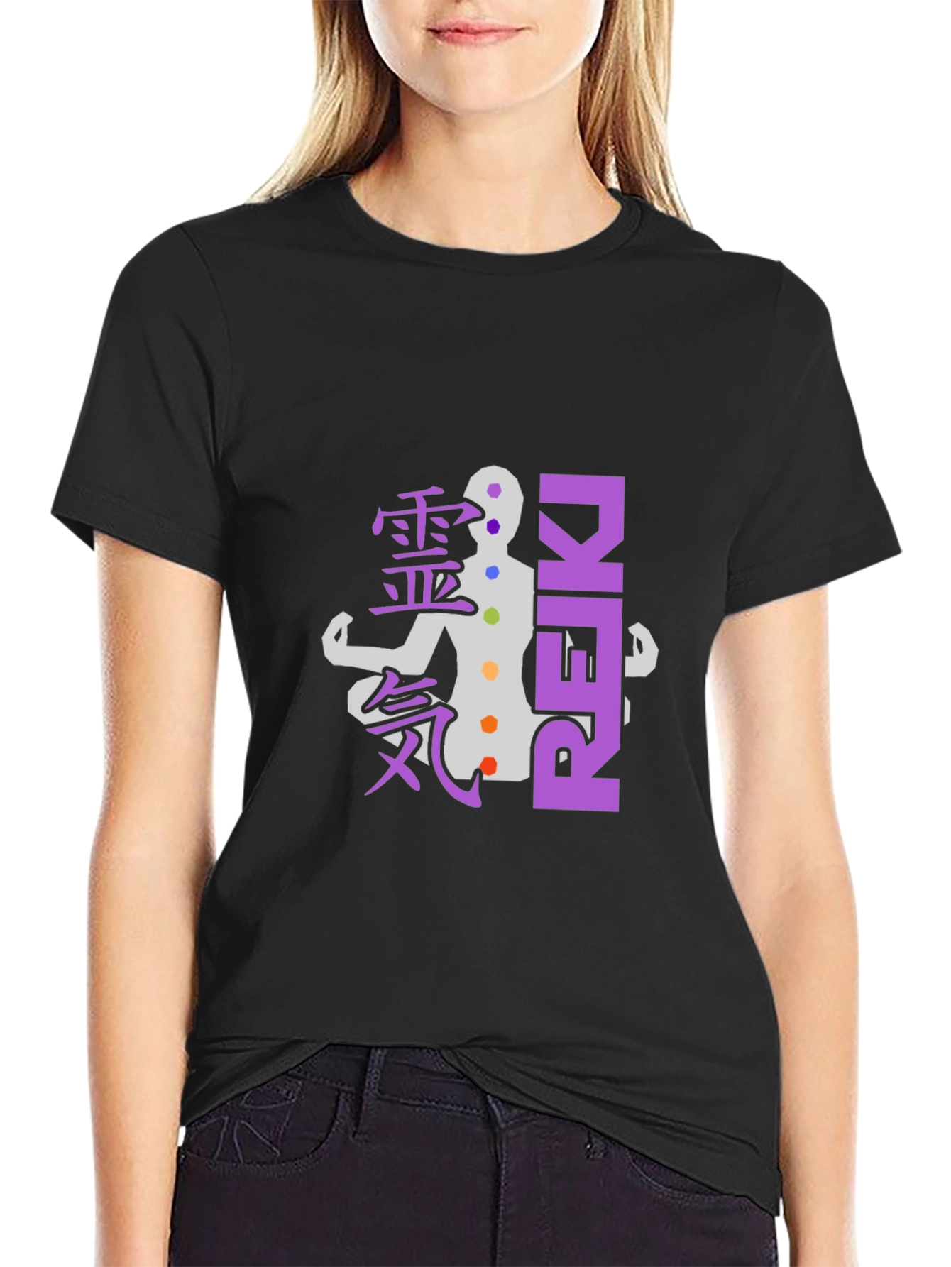 Reiki Healing Chakra T-Shirt - Spiritual Energy Shirt