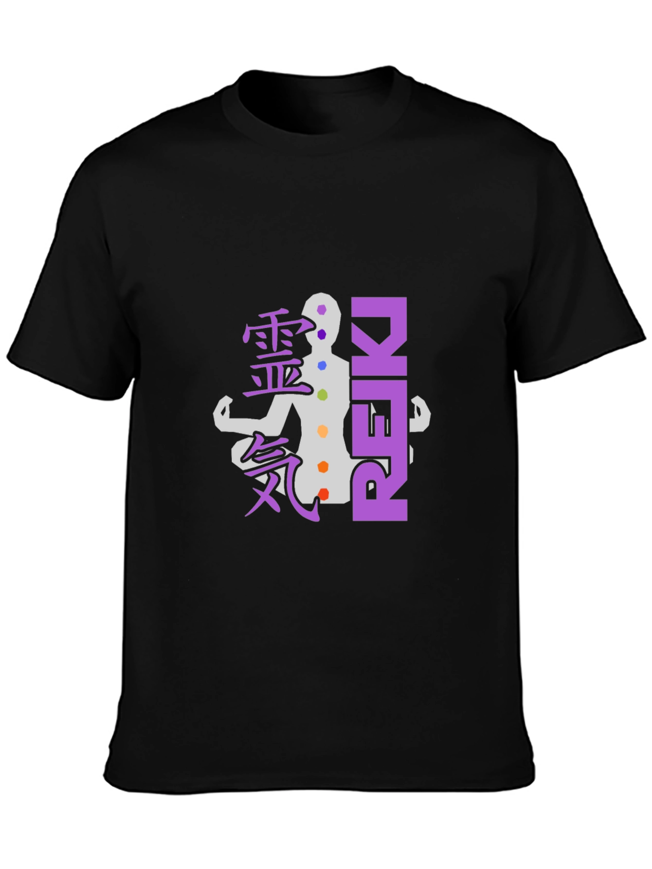 Reiki Healing Chakra T-Shirt - Spiritual Energy Shirt