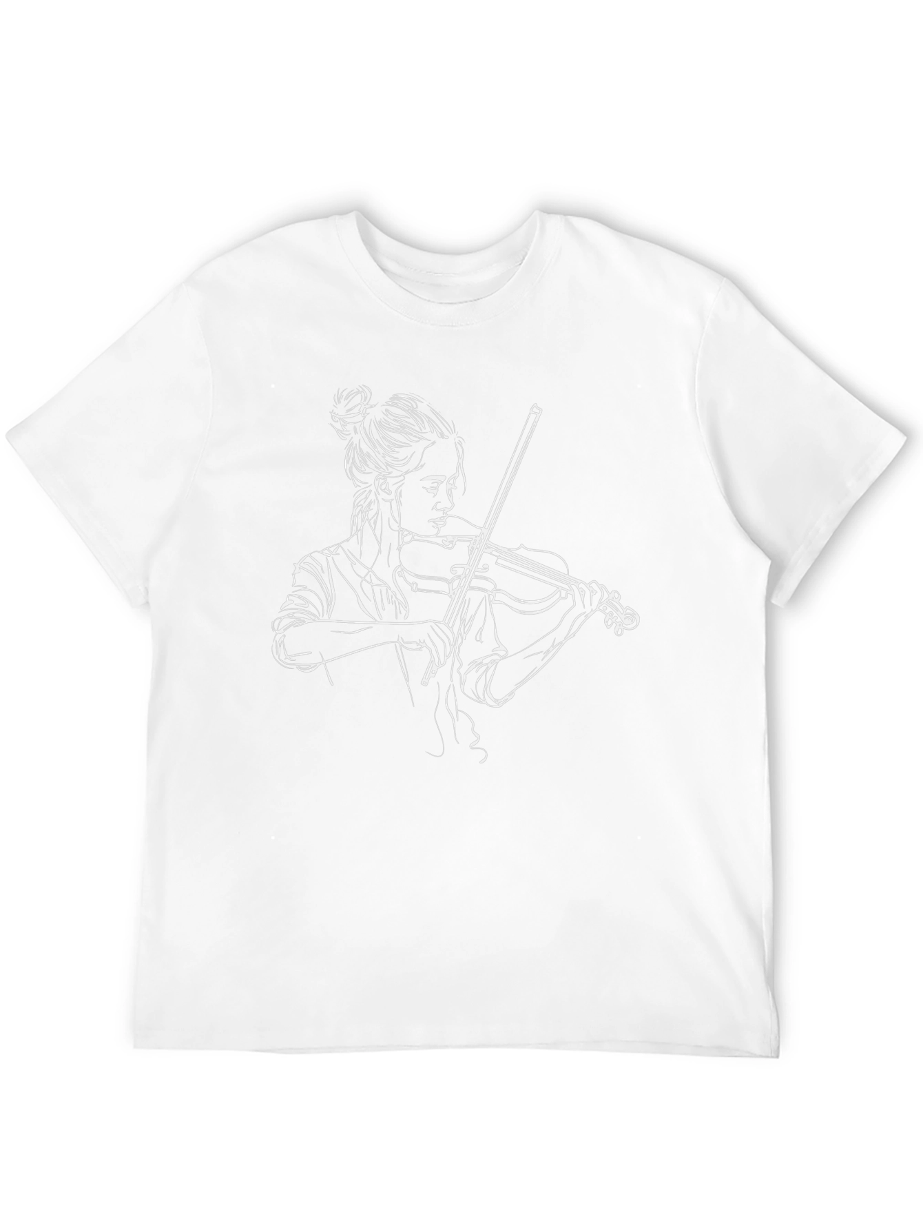 Violinist Graphic T-Shirt - Unisex Soft Cotton Tee