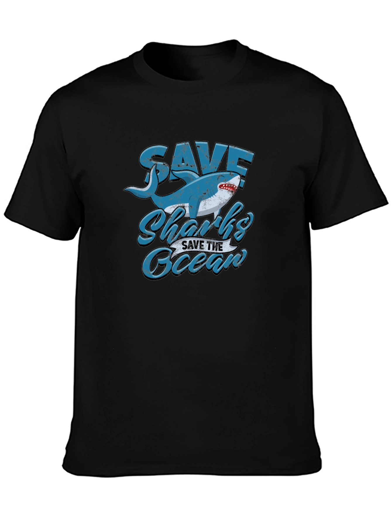 Save Sharks Save the Ocean Graphic T-Shirt