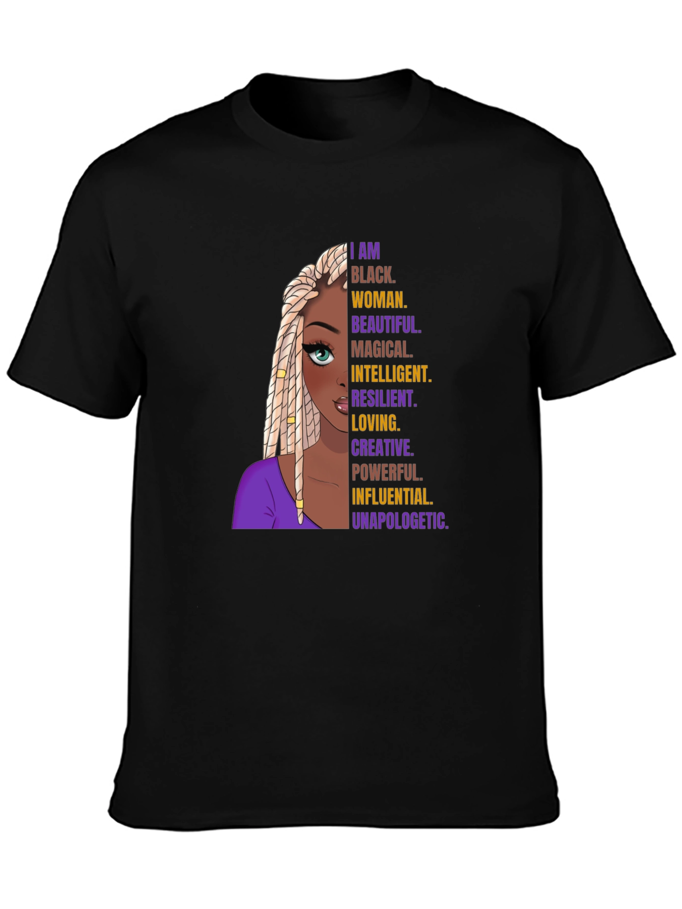 Empowered Black Woman Graphic Tee