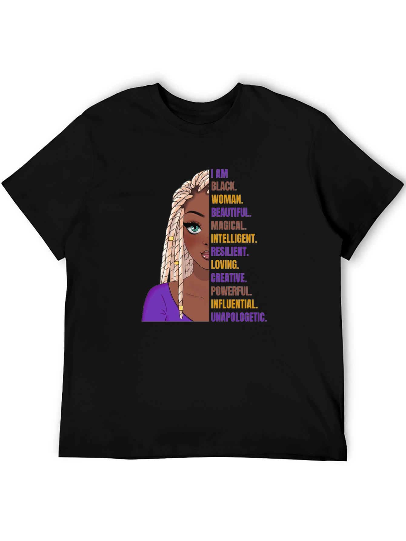 Empowered Black Woman Graphic Tee