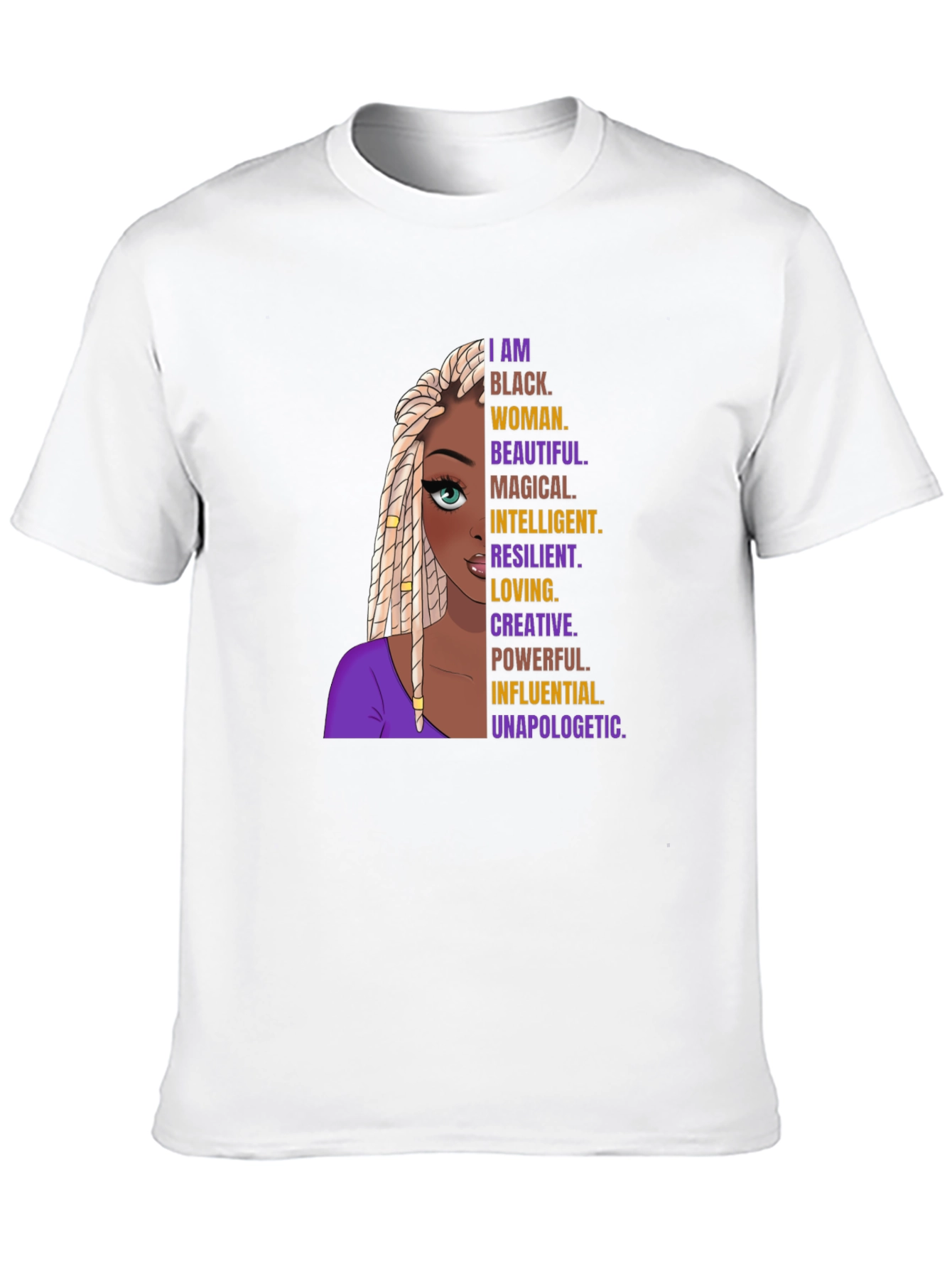 Empowered Black Woman Graphic Tee