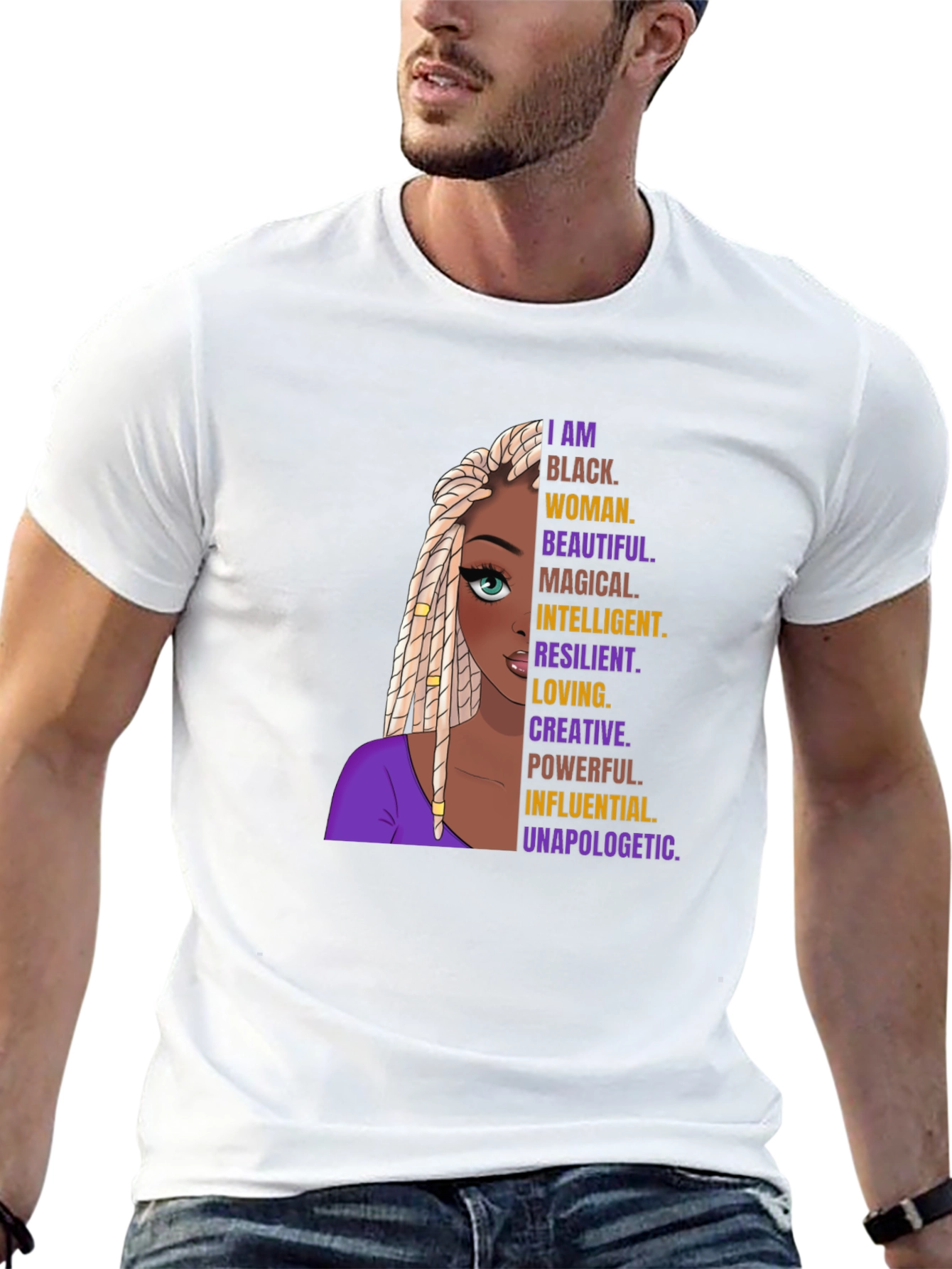 Empowered Black Woman Graphic Tee
