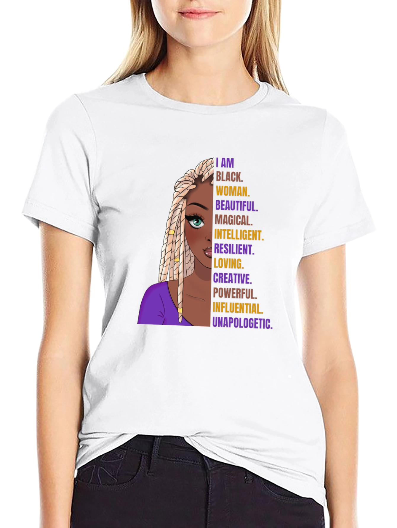 Empowered Black Woman Graphic Tee