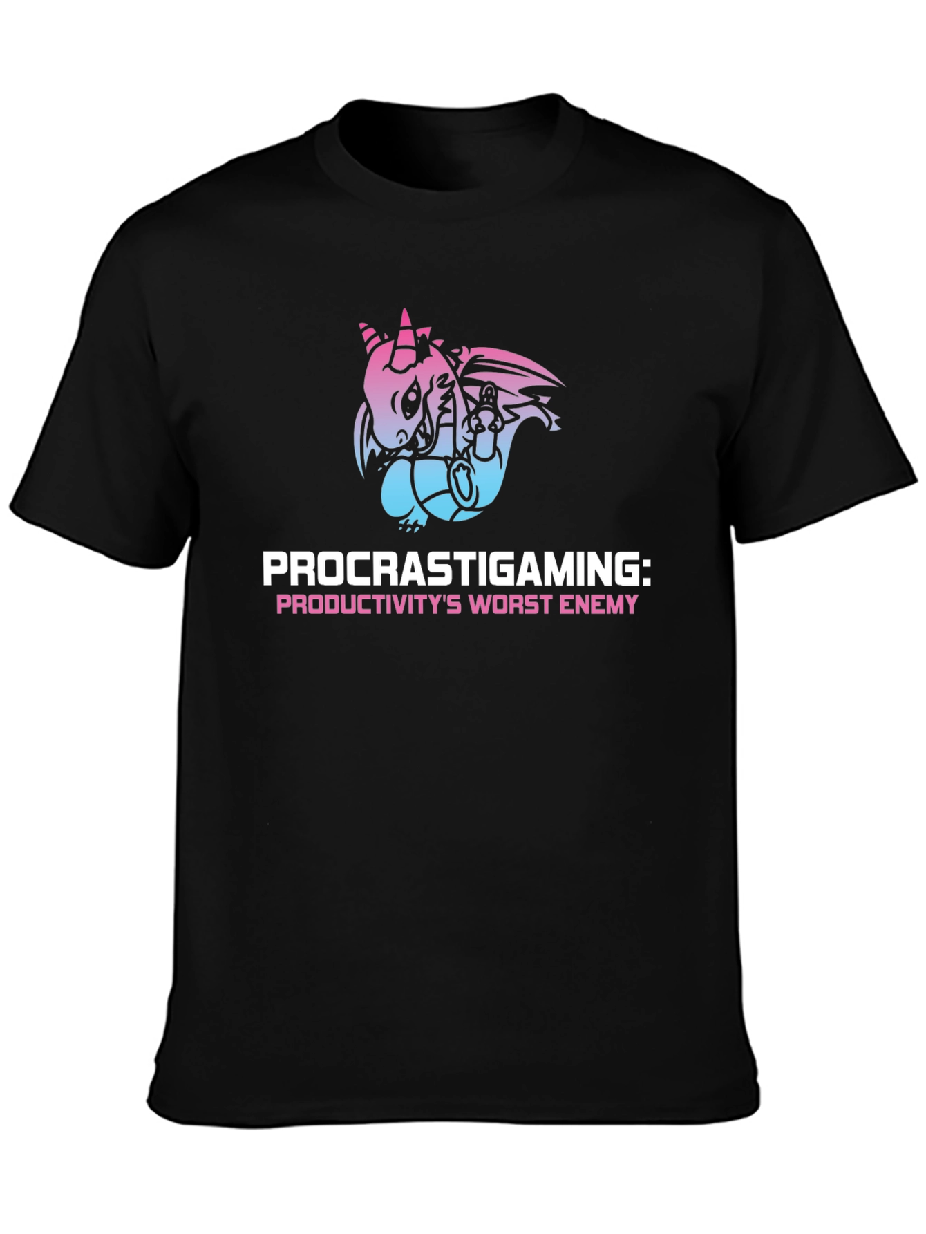 Procrastigaming Dragon Graphic T-Shirt