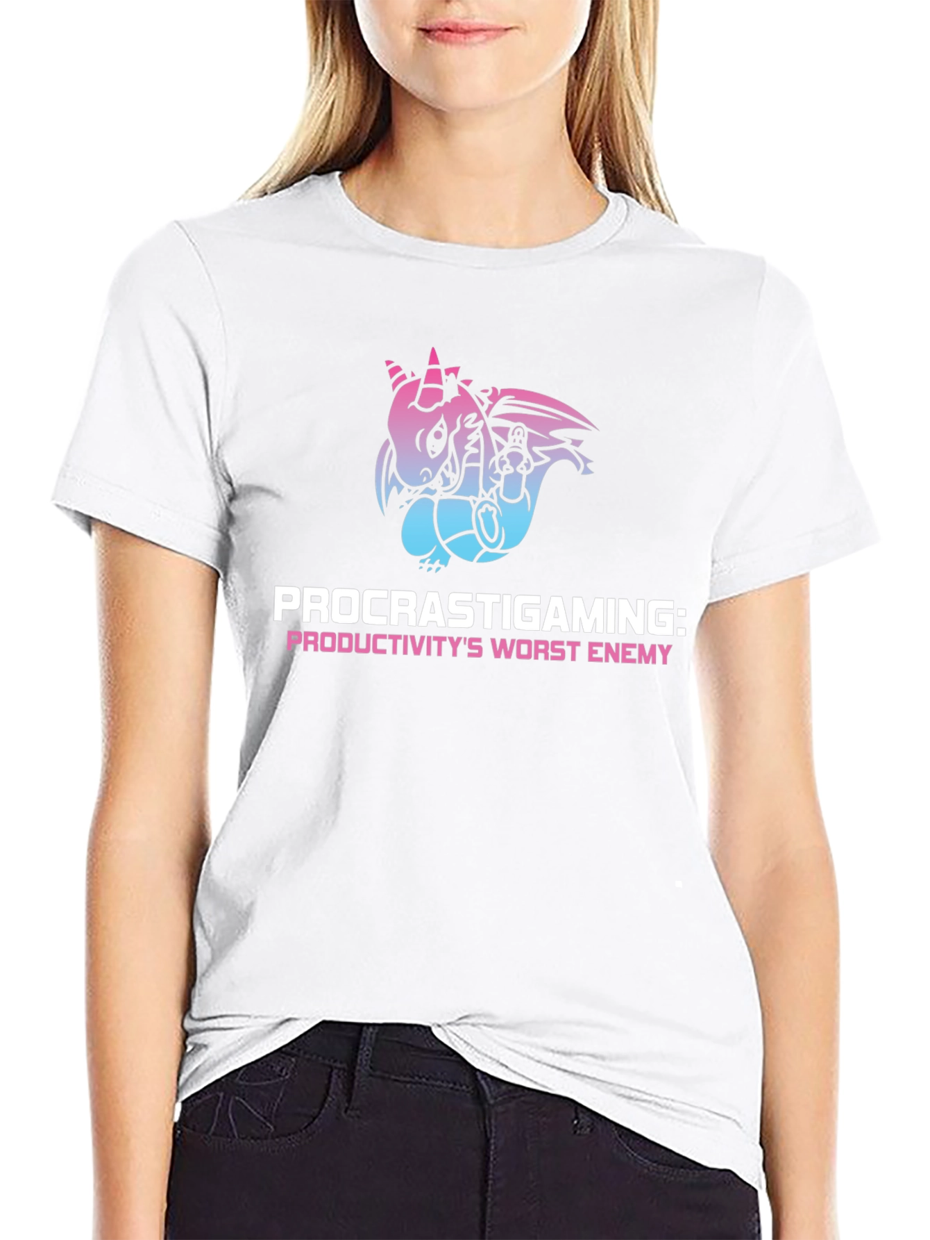 Procrastigaming Dragon Graphic T-Shirt