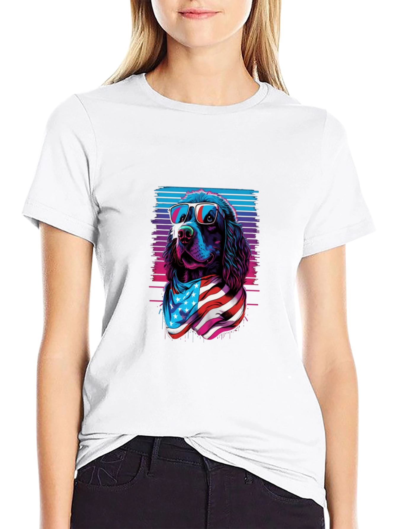 Patriotic Dog T-Shirt