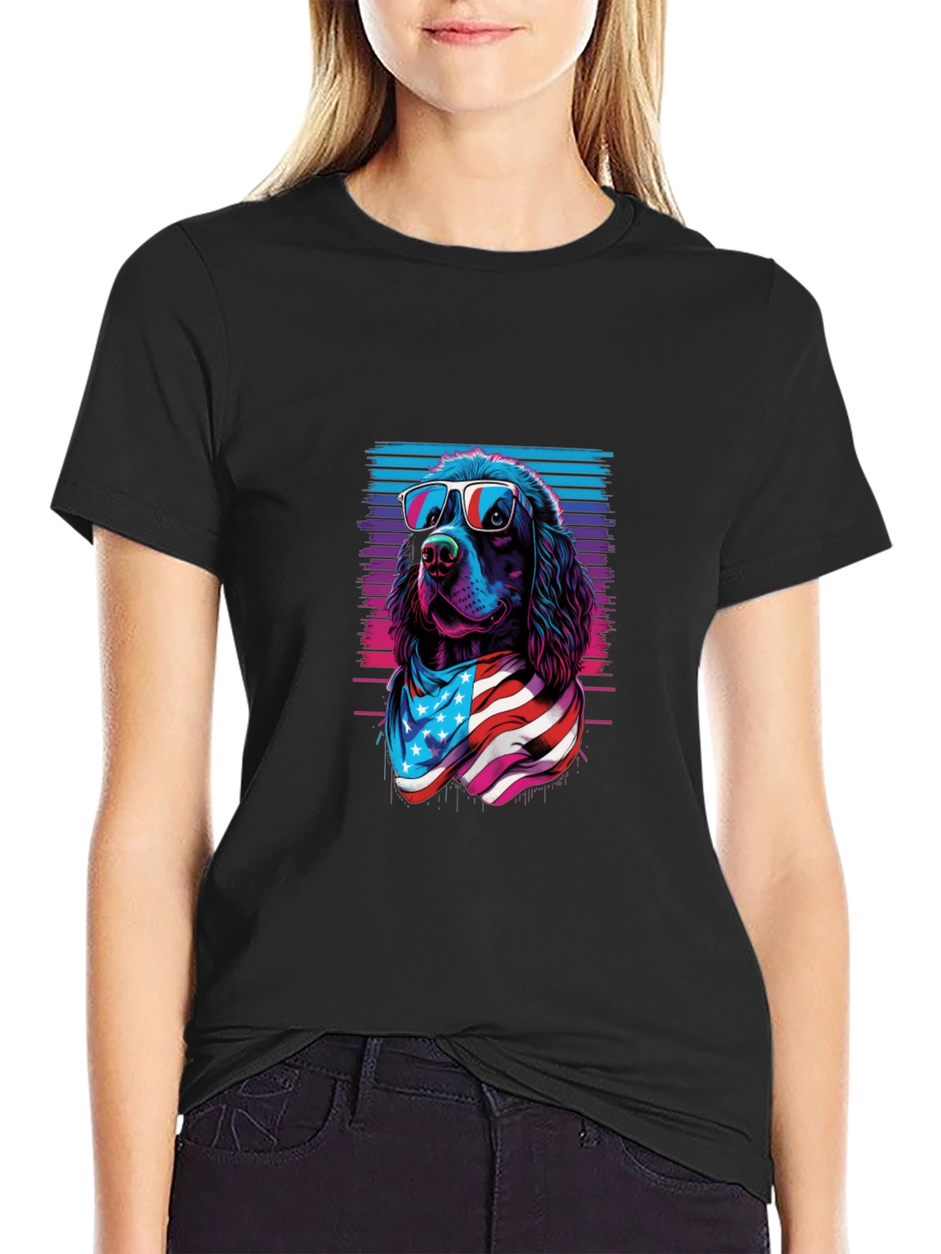 Patriotic Dog T-Shirt