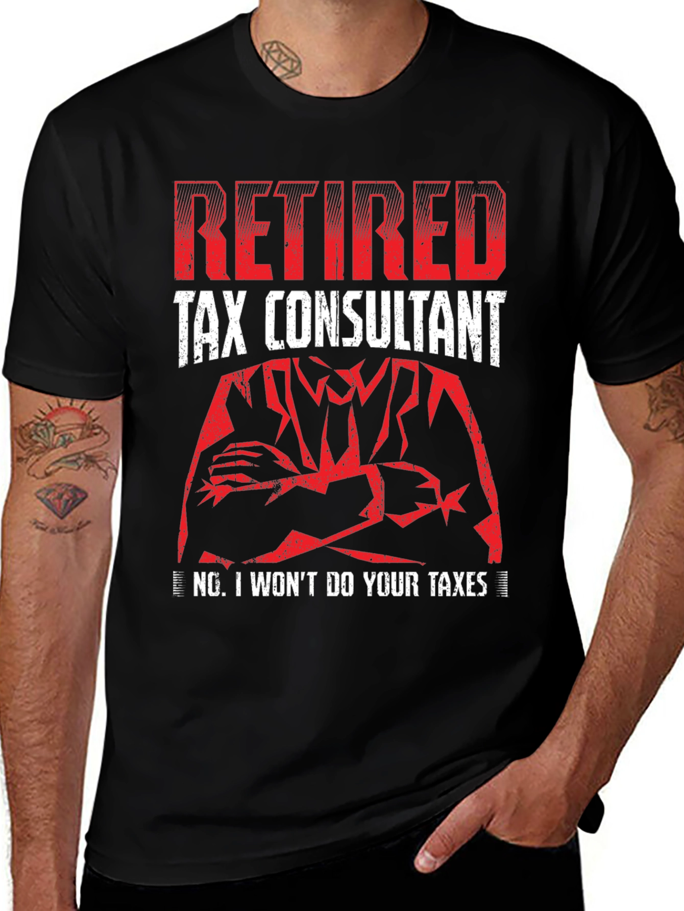 Retired Tax Consultant Graphic Tee