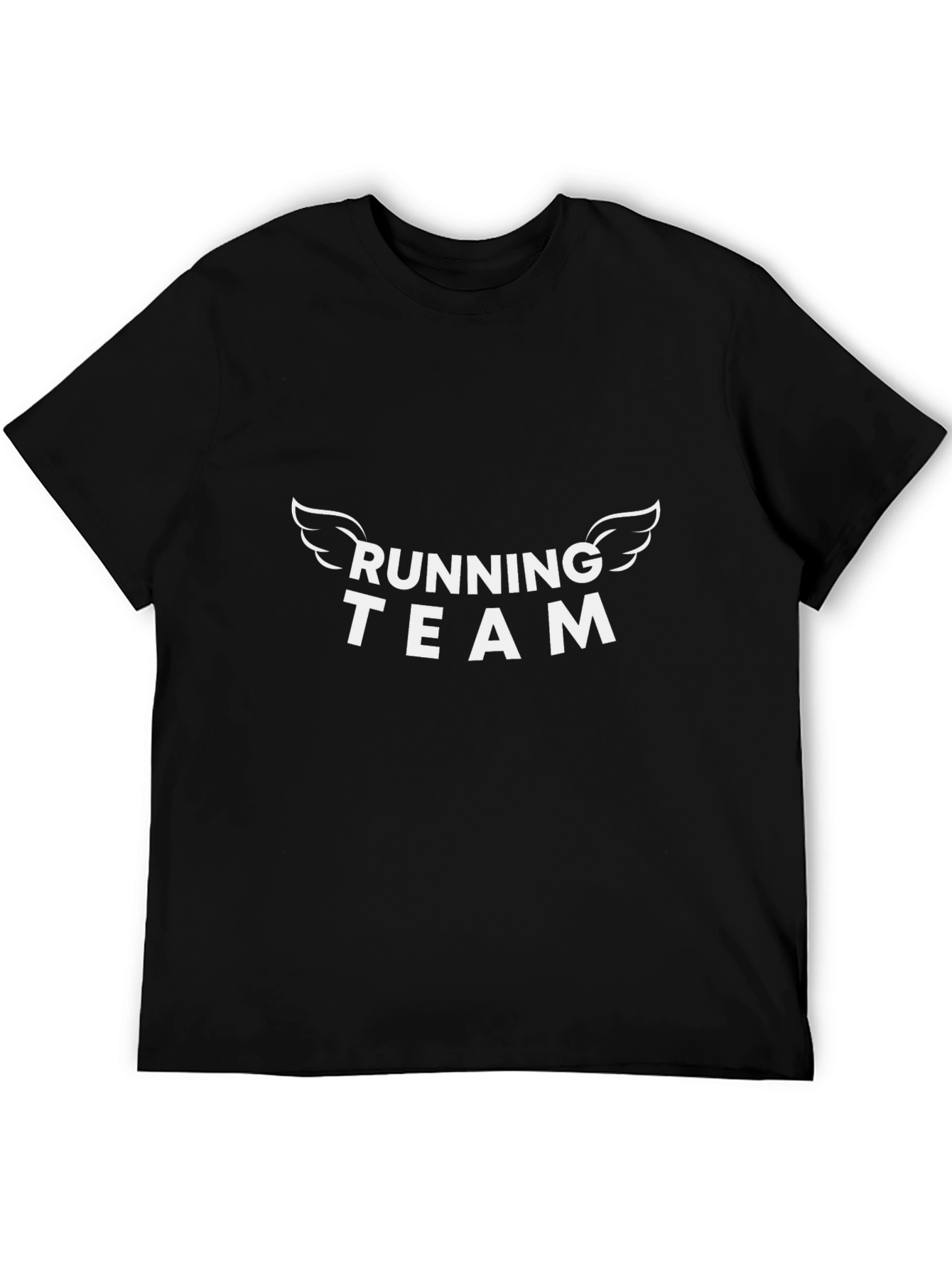 Running Team Graphic Tee - Black Casual Shirt