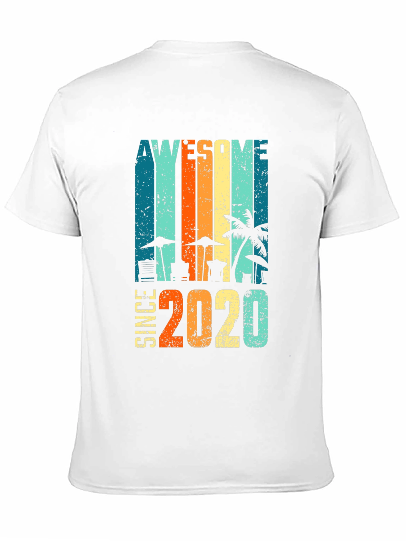 Awesome Since 2020 Graphic Tee - Black