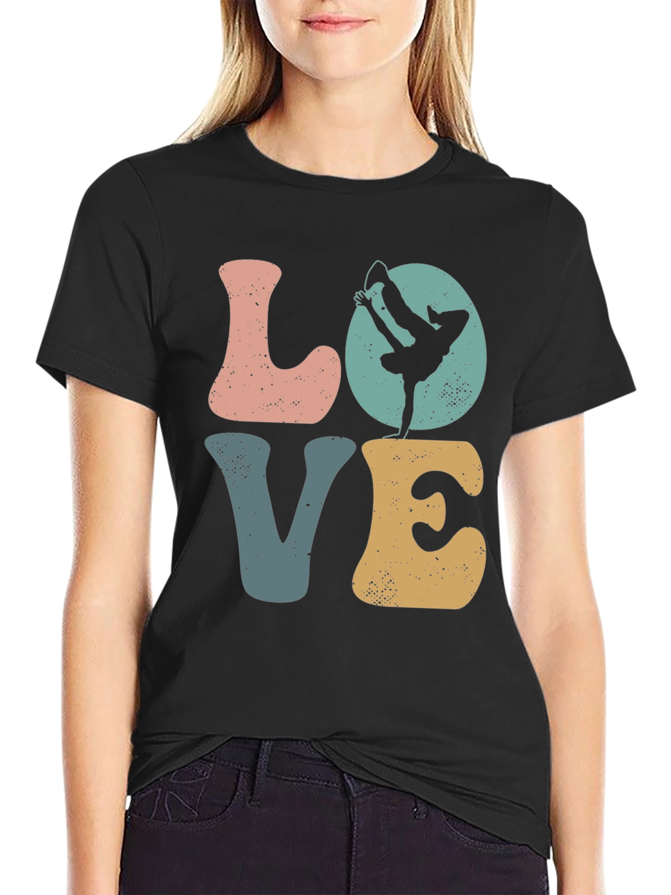 LOVE Breakdance Retro T-Shirt