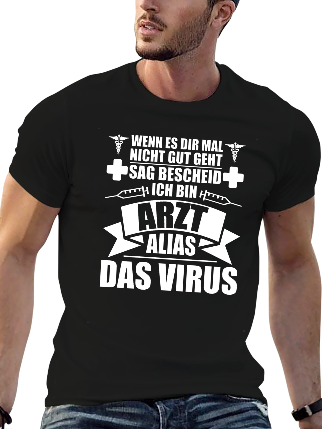 Arzt Alias Virus Graphic T-Shirt