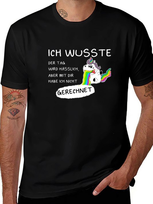 Funny Unicorn Vomiting Rainbow T-Shirt