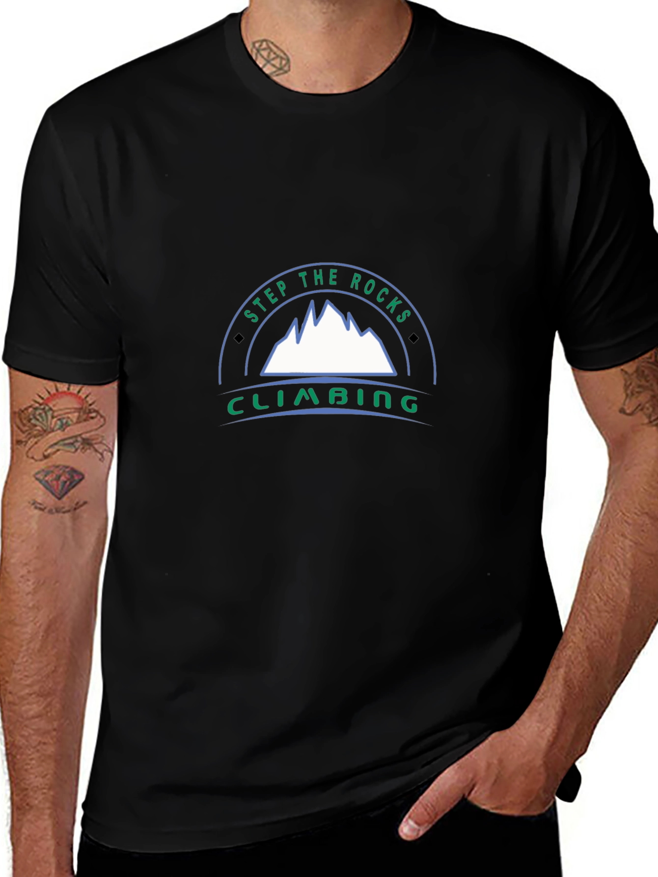 Step the Rocks Climbing T-Shirt