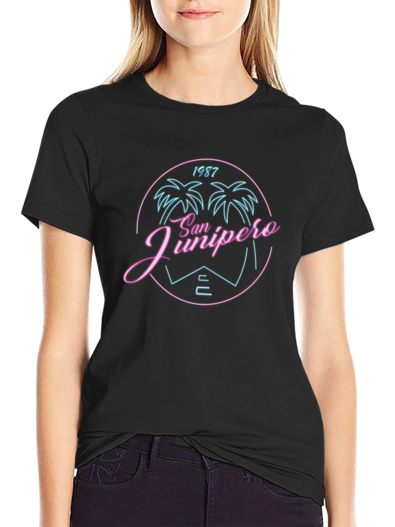 San Junipero 1987 T-Shirt - Black