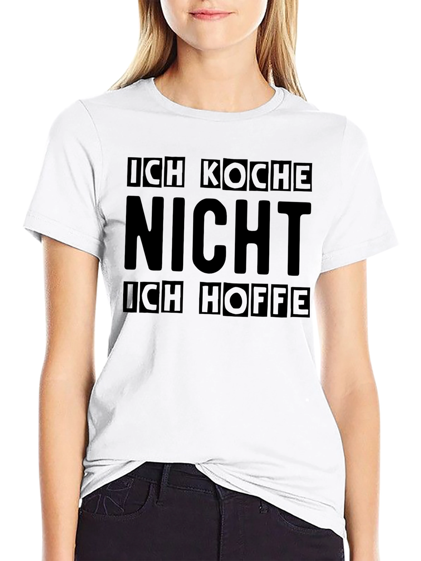 Ich Koche Nicht T-Shirt - Funny German Cooking Joke