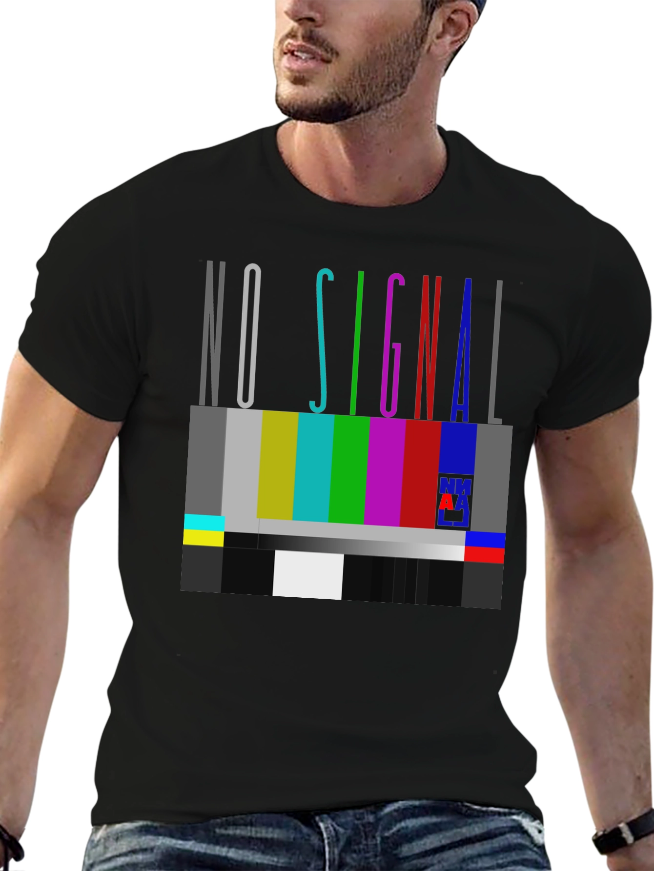 No Signal Mens Graphic T-Shirt