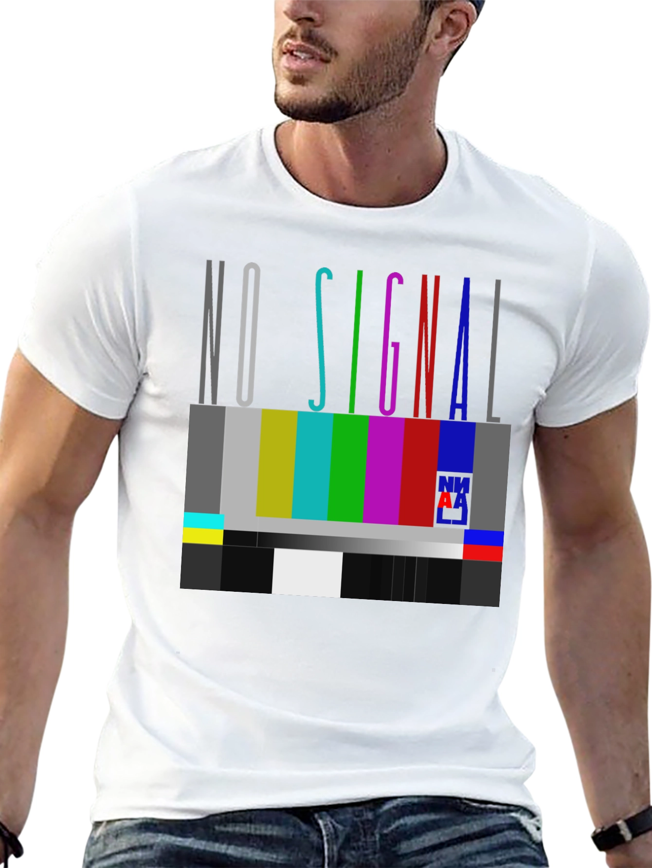 No Signal Mens Graphic T-Shirt