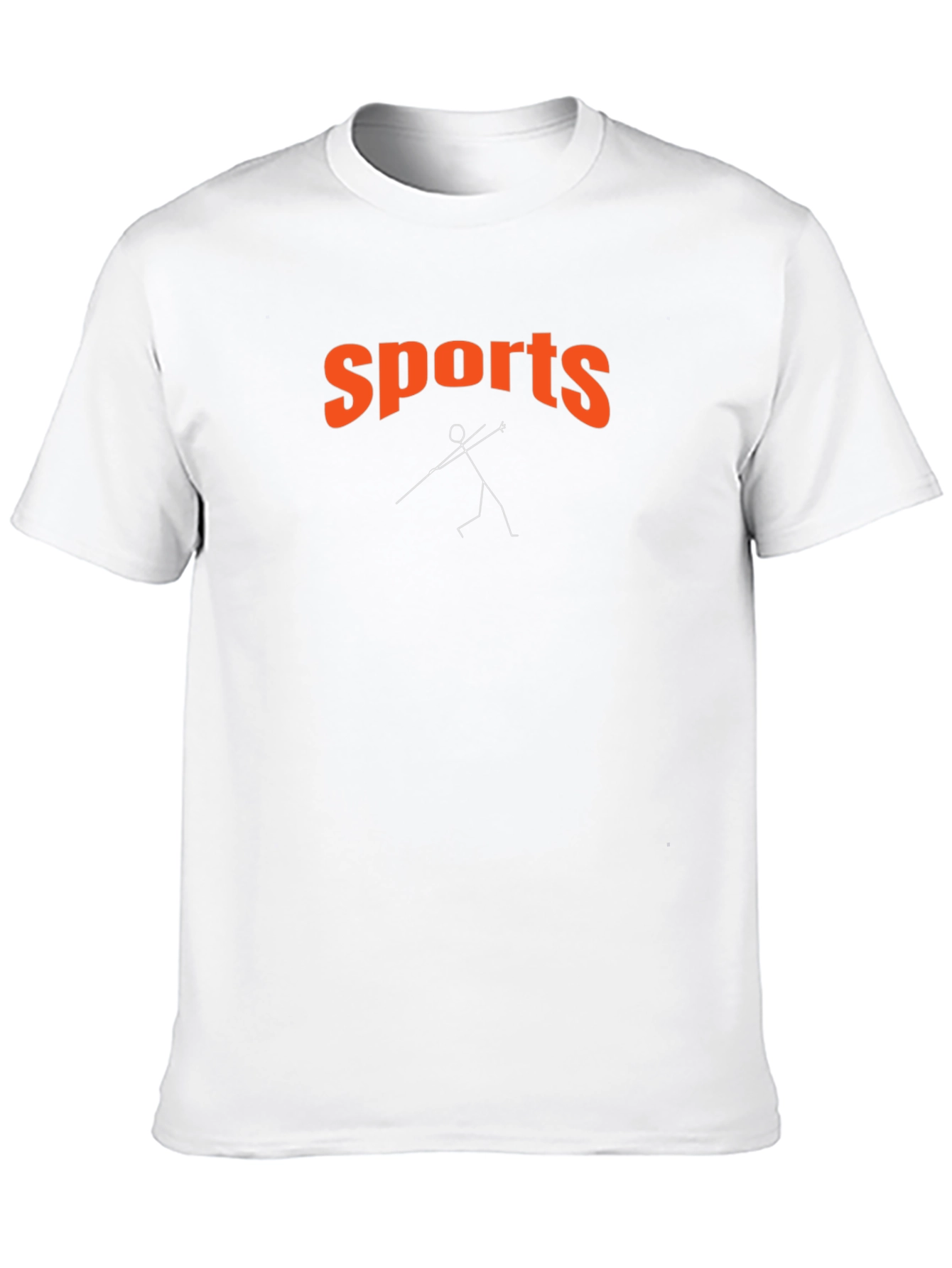 Sports Stick Figure Black T-Shirt