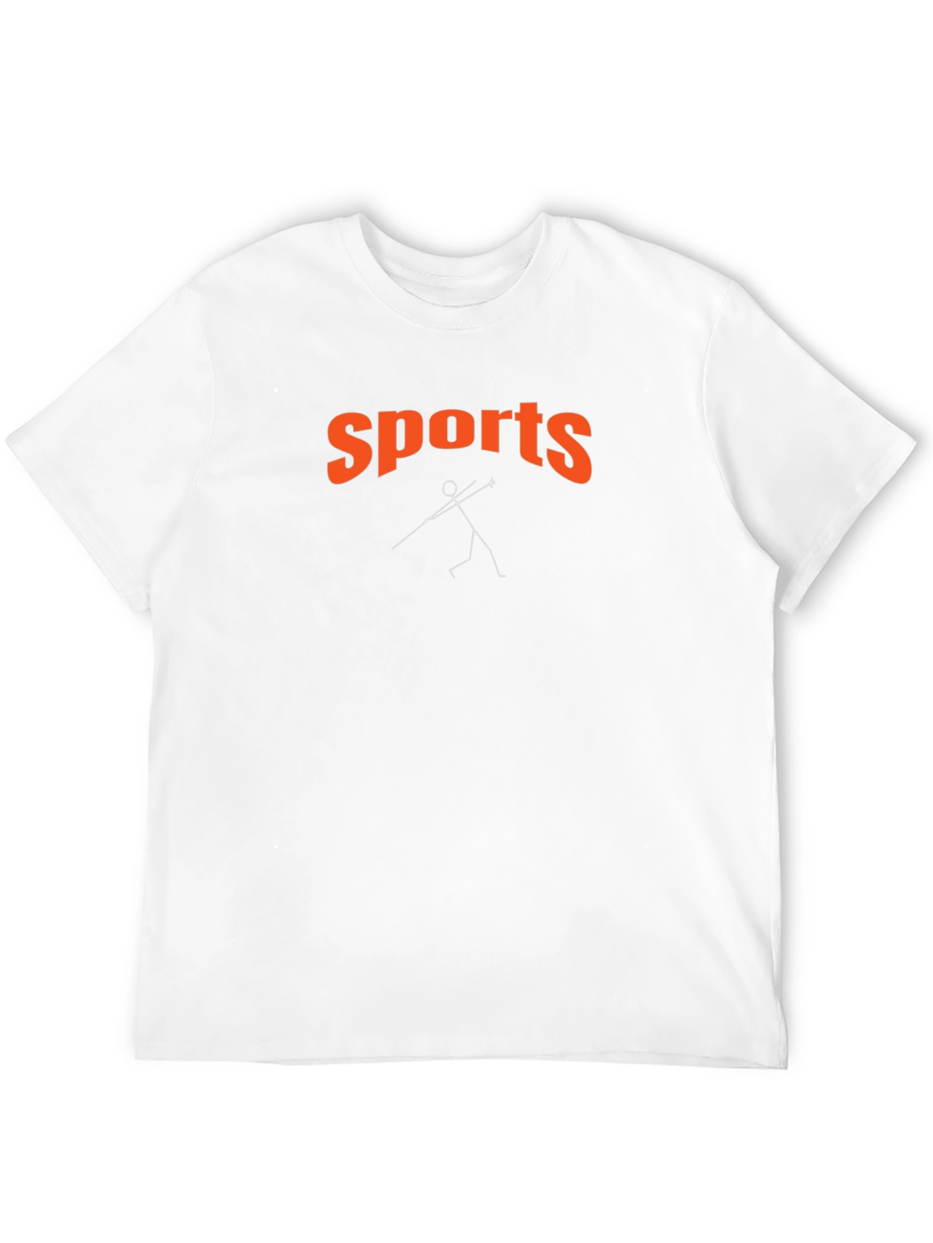 Sports Stick Figure Black T-Shirt