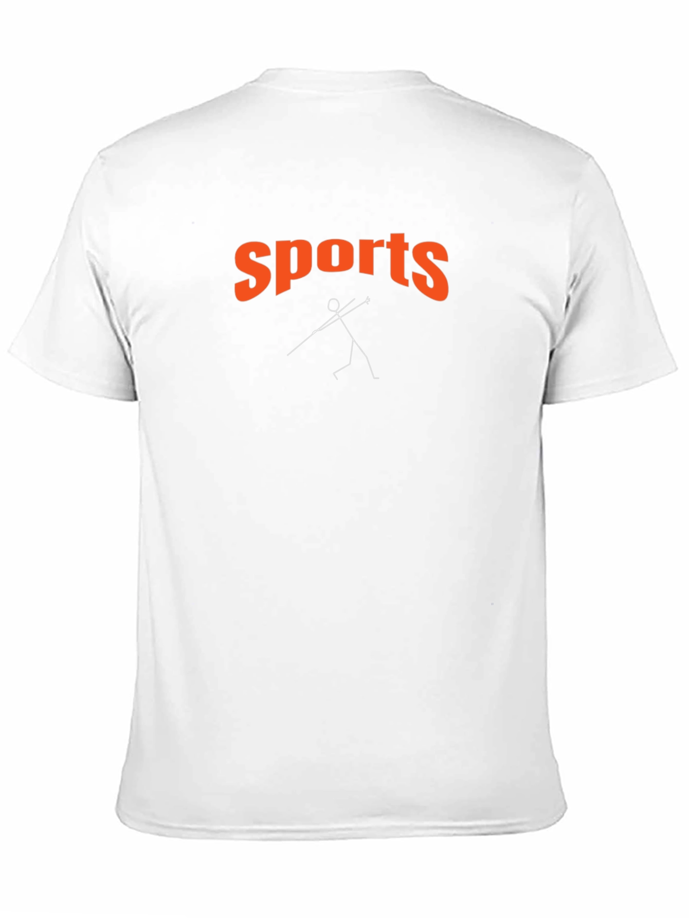 Sports Stick Figure Black T-Shirt