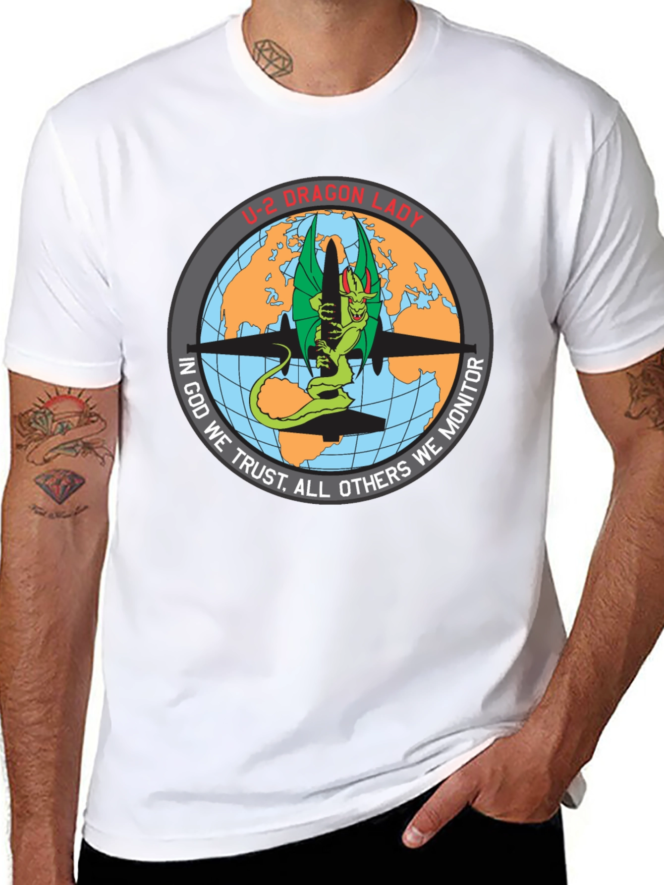 U-2 Dragon Lady T-Shirt - Spy Plane Design