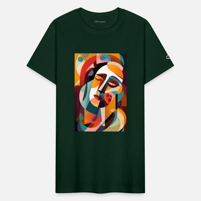 Abstract Face Art - Sinking in Despair