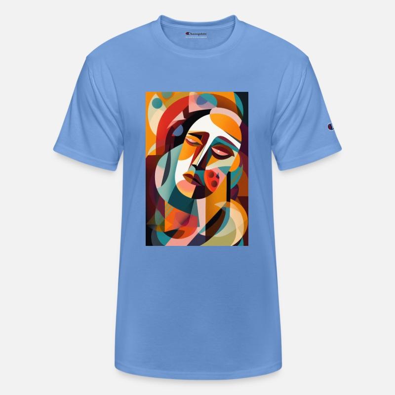 Abstract Face Art - Sinking in Despair