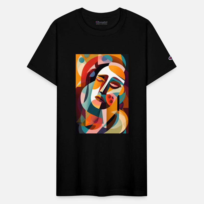 Abstract Face Art - Sinking in Despair