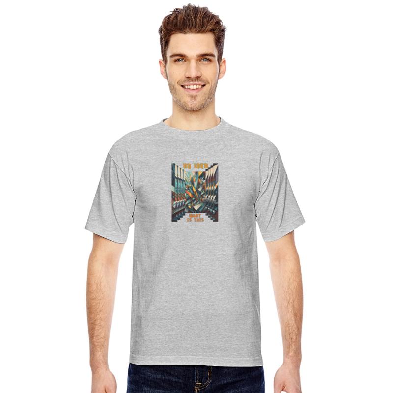 Abstract mirrored figure