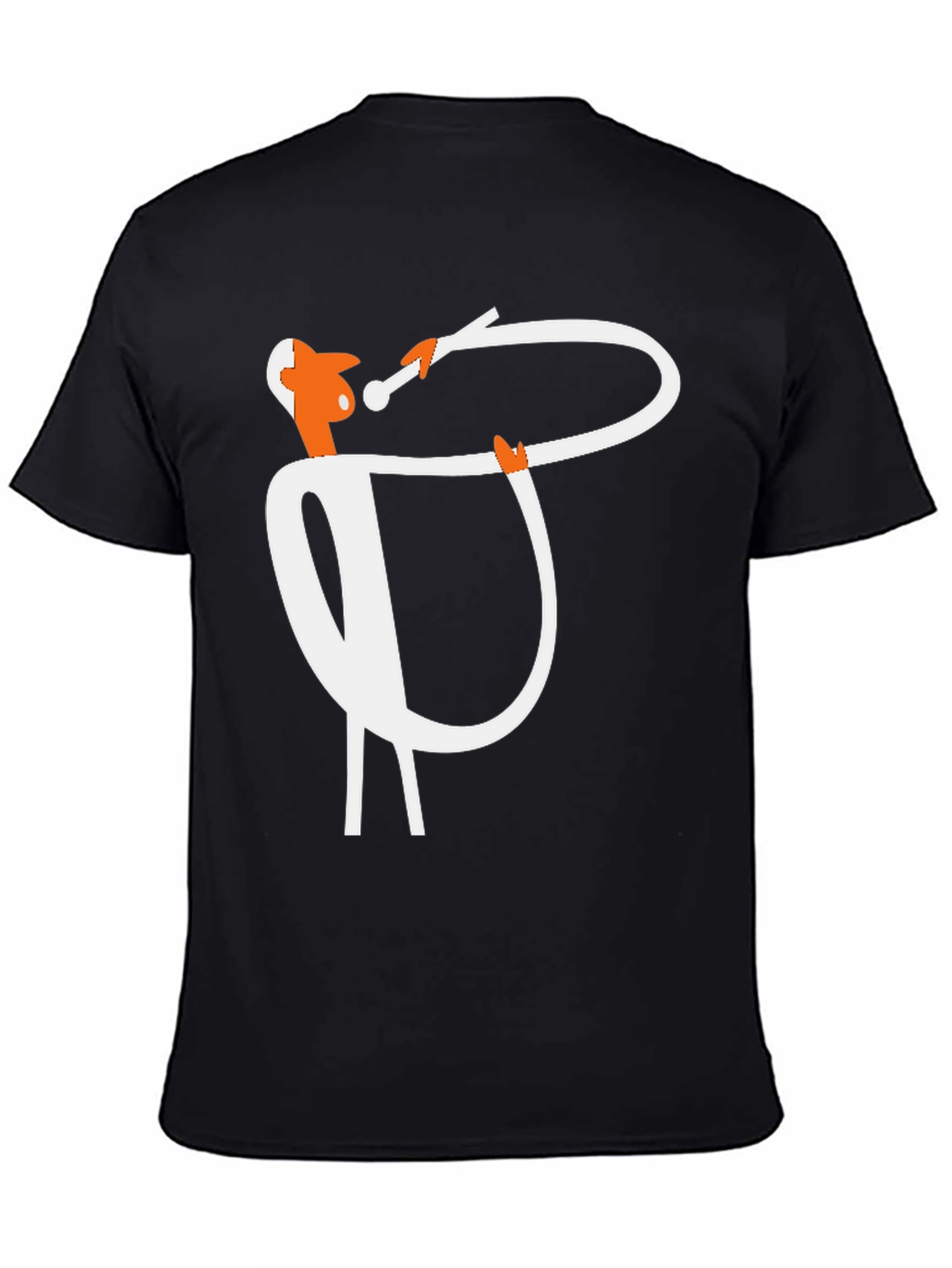 Abstract Musician Black T-Shirt